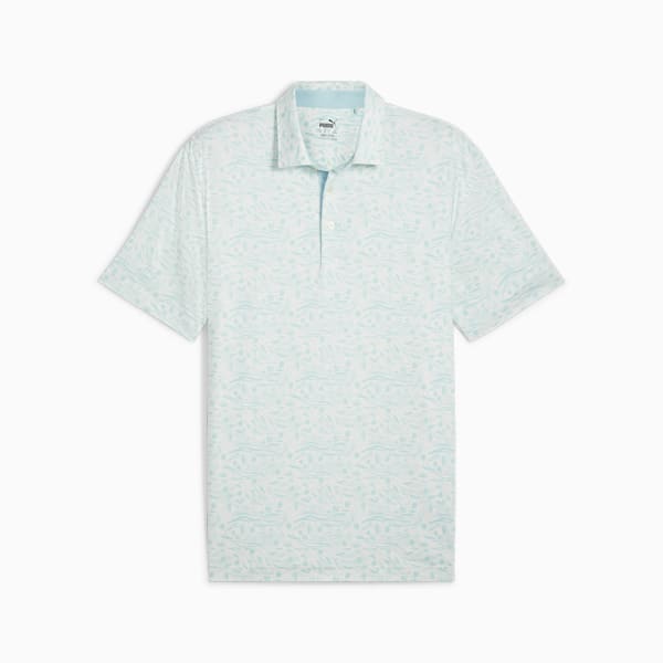 CLOUDSPUN Watering Hole Golf Polo Men, Warm White-Silver Sky, large-ZAF
