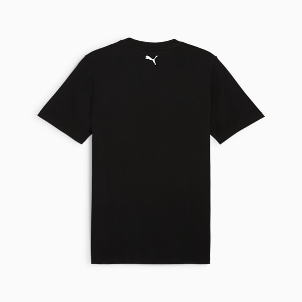 Scuderia Ferrari Race Tonal Shield Tee Men, PUMA Black, large-ZAF