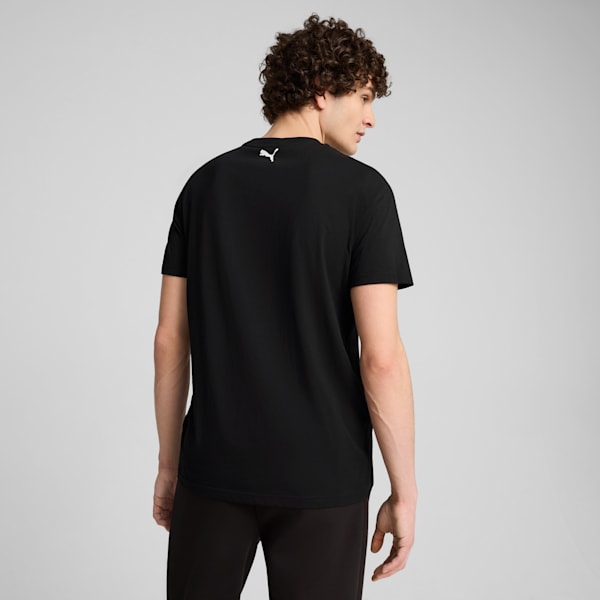Scuderia Ferrari Race Tonal Shield Tee Men, PUMA Black, large-ZAF