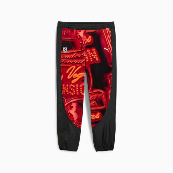 Scuderia Ferrari Race Neon Energy Fleece Pants Men, PUMA Black, large-ZAF