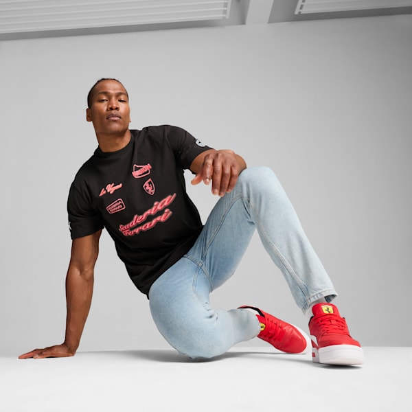 Scuderia Ferrari Race Neon Energy Archive Tee Men, PUMA Black, large-ZAF