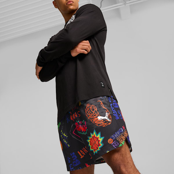 Short Crafty Mesh, PUMA Black, large-ARG