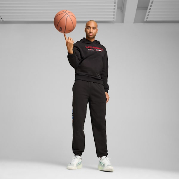 Sudadera Hombre de basquetbol Call Us Now, PUMA Black, large-MEX