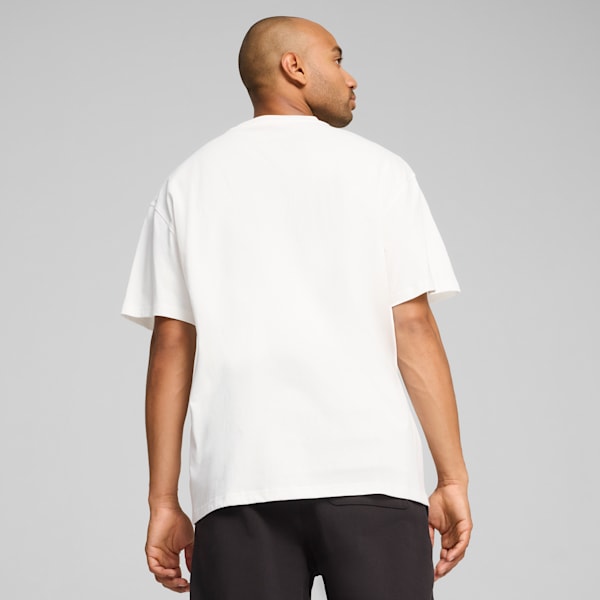Banned from TV Basketball Tee Men, PUMA White, large-MEX