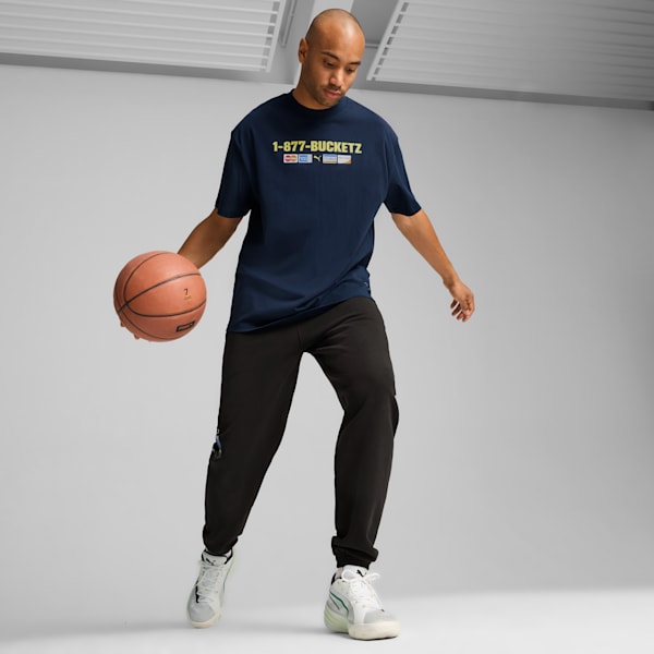 Step Up Your Game Basketball Tee Men, Club Navy, large-MEX