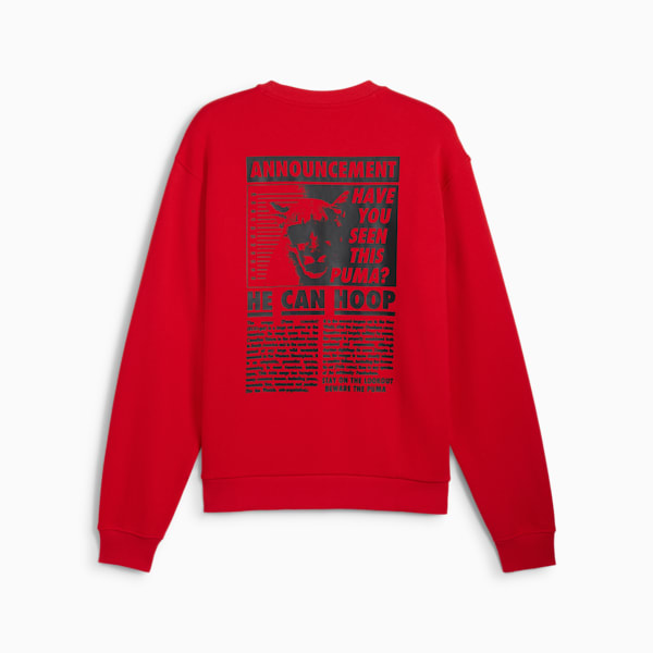 Buzo de basketball Media Day para hombre, For All Time Red, large-ARG