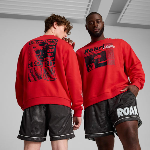 Buzo de basketball Media Day para hombre, For All Time Red, large-ARG