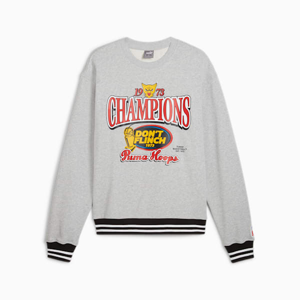 Buzo de basketball PUMA Champs para hombre, Light Gray Heather, large-ARG