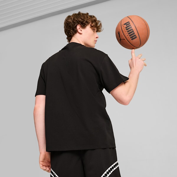 Remera de basketball Crowd Craze 1 para hombre, PUMA Black, large-ARG