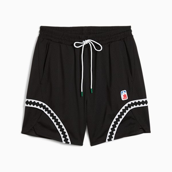 Shorts de basketball Crowd Craze para hombre, PUMA Black, large-ARG