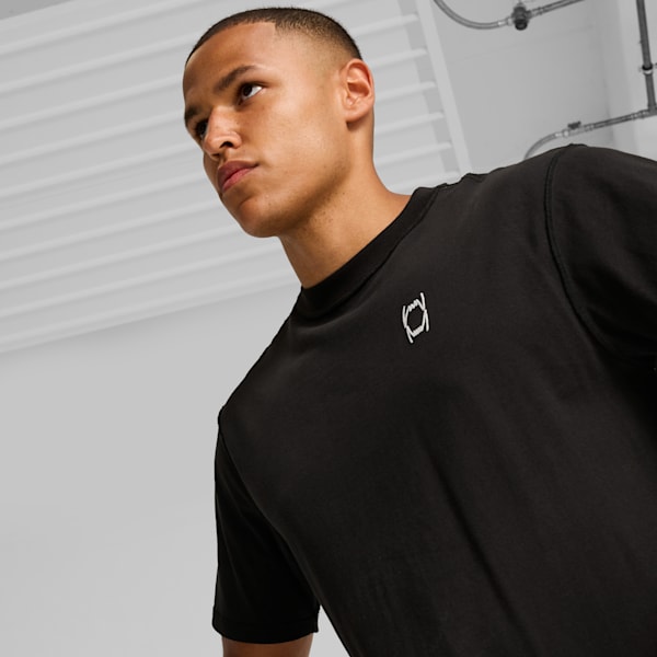 Crowd Craze Mesh Basketball Shorts Men, PUMA Black, large-ZAF