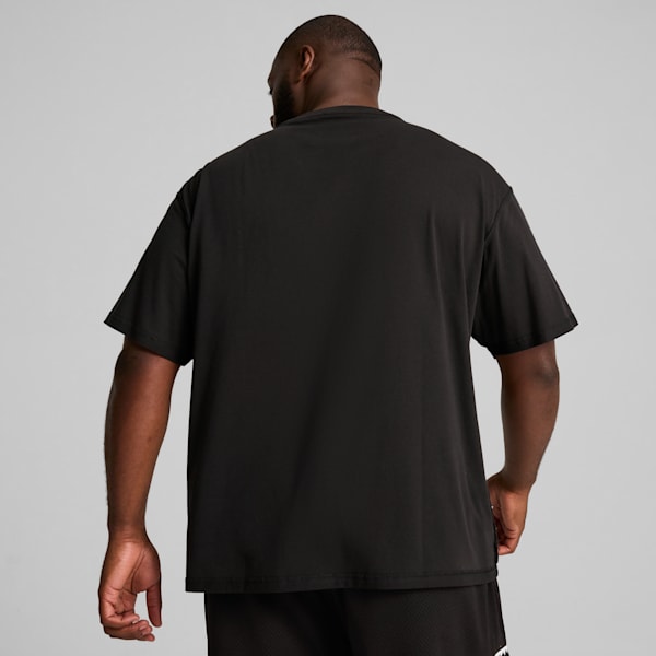 Crowd Craze Mesh Basketball Shorts Men, PUMA Black, large-ZAF