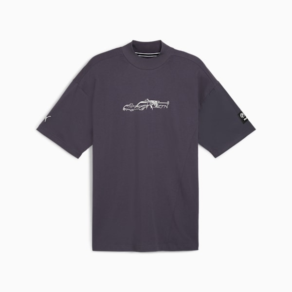 Remera BMW M Motorsport Statement Car para hombre, Galactic Gray, large-ARG