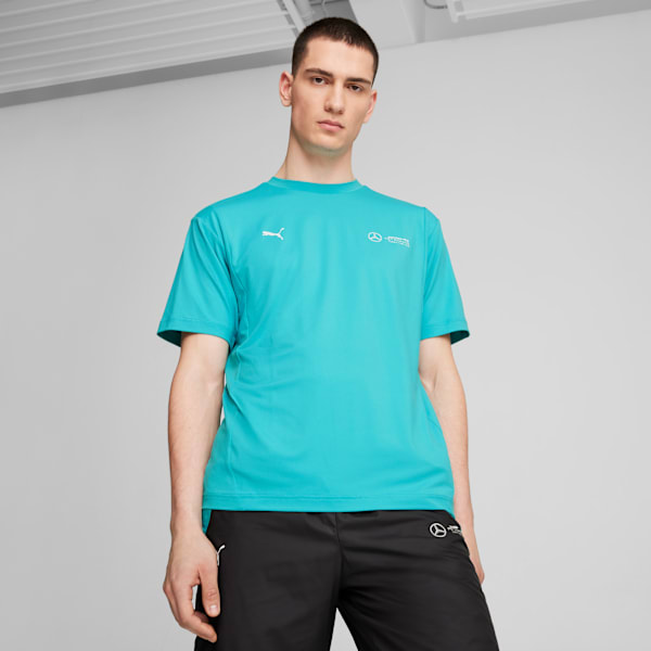 Mercedes-AMG Petronas F1 Cloudspun Tee Men, Sheen Green, large-MEX