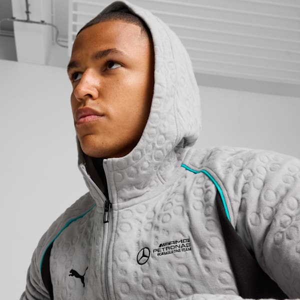 Campera con capucha Mercedes-AMG Petronas F1® para hombre, Team Silver, large-ARG