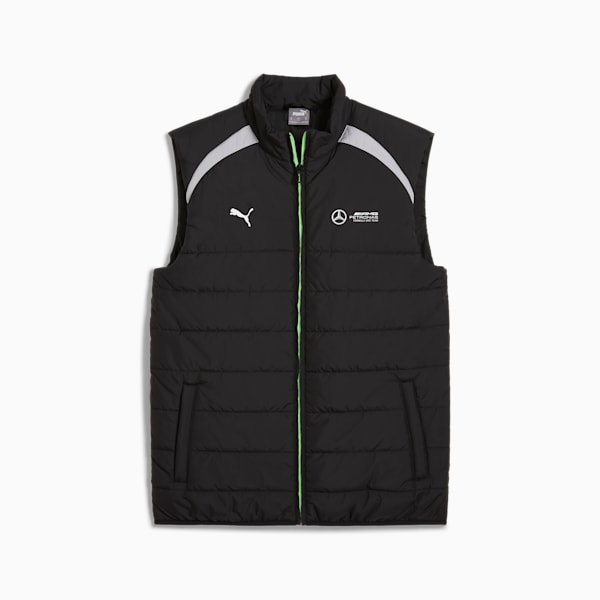 Mercedes-AMG Petronas F1® Padded Gilet Men, PUMA Black, large-ZAF