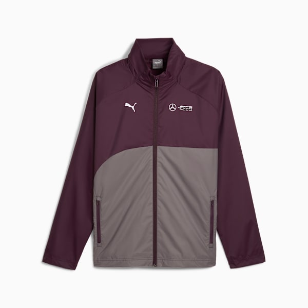 Mercedes-AMG Petronas F1 Core Woven Jacket Men, Midnight Plum, large-MEX