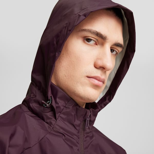 Mercedes-AMG Petronas F1 Core Woven Jacket Men, Midnight Plum, large-MEX