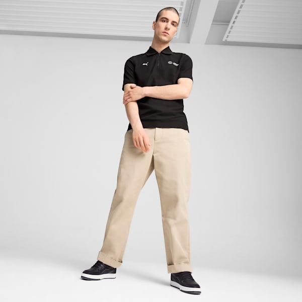 Mercedes-AMG Petronas F1® Polo Men, PUMA Black, large-ZAF