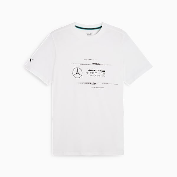 Mercedes-AMG Petronas F1 Logo Tee Men, PUMA White, large-MEX