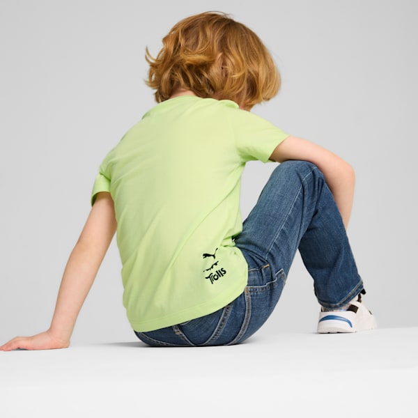 PUMA x TROLLS Tee Kids, Cool Cucumber, large-ZAF