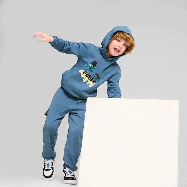 PUMA x TROLLS Hoodie Kids, Blue Horizon, large-ZAF