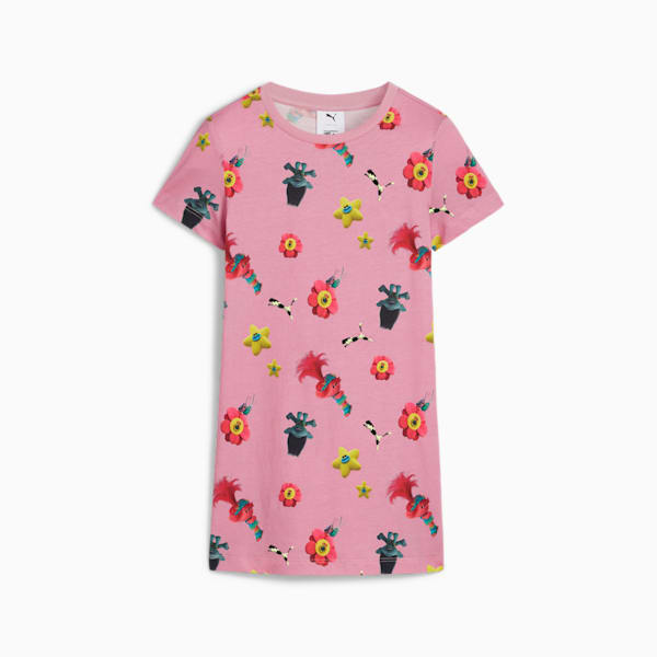 PUMA x TROLLS Tee Kids, Mauved Out, large-ZAF