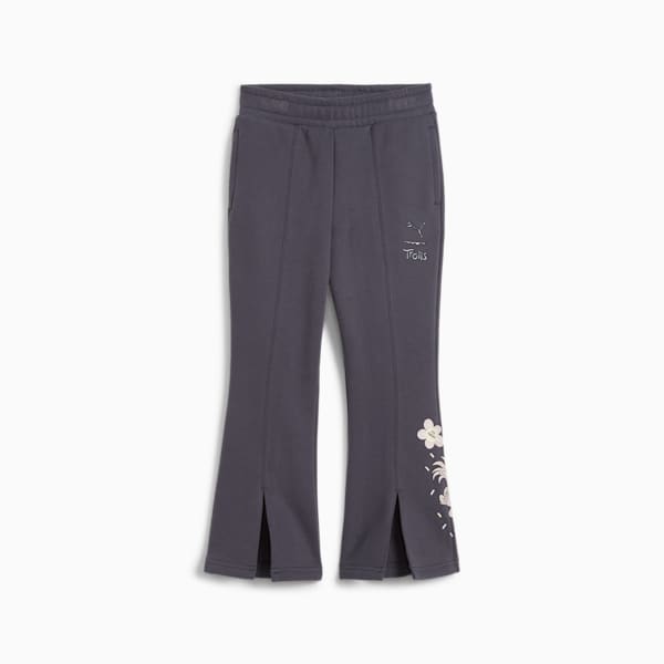 PUMA x TROLLS Flared Pants Kids, Galactic Gray, large-ZAF