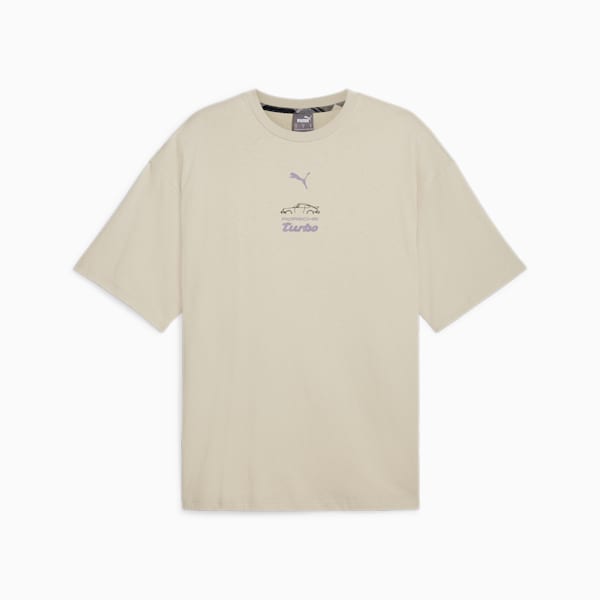 Porsche Legacy Statement Graphic Tee Men, Desert Dust, large-ZAF