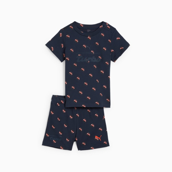 Porsche Legacy ESS Tee Shorts Set Toddler, Club Navy, large-ZAF