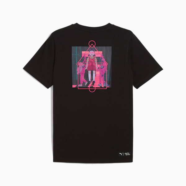 PUMA x SQUID GAME Tee Men, PUMA Black, large-MEX