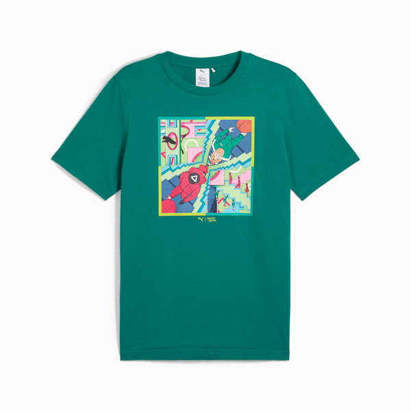 PUMA x SQUID GAME Tee Men, Mint Tea, large-MEX