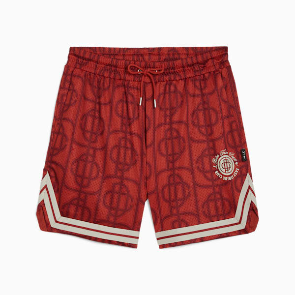 Shorts PUMA X PALM TREE CREW de malla para hombre, Mars Red-AOP, large-ARG