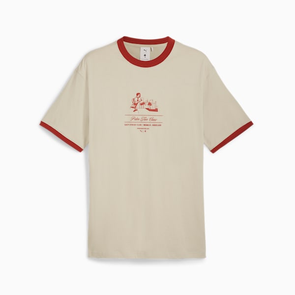 Remera PUMA x PALM TREE CREW Ringer para hombre, Desert Dust, large-ARG