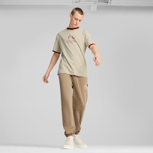 Remera PUMA x PALM TREE CREW Ringer para hombre, Desert Dust, large-ARG