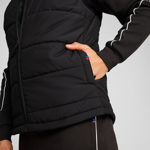 BMW M Motorsport MT7+ Padded Vest Men, PUMA Black, large-ZAF