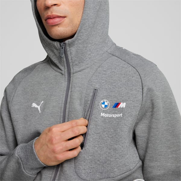 Campera con capucha BMW M Motorsport para hombre, Medium Gray Heather, large-ARG