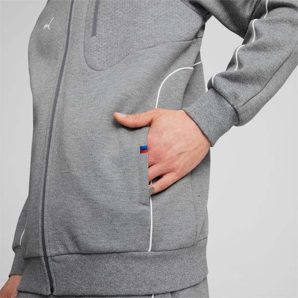 Campera con capucha BMW M Motorsport para hombre, Medium Gray Heather, large-ARG