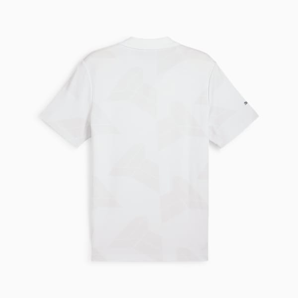 BMW M Motorsport Jacquard Polo Men, PUMA White, large-ZAF