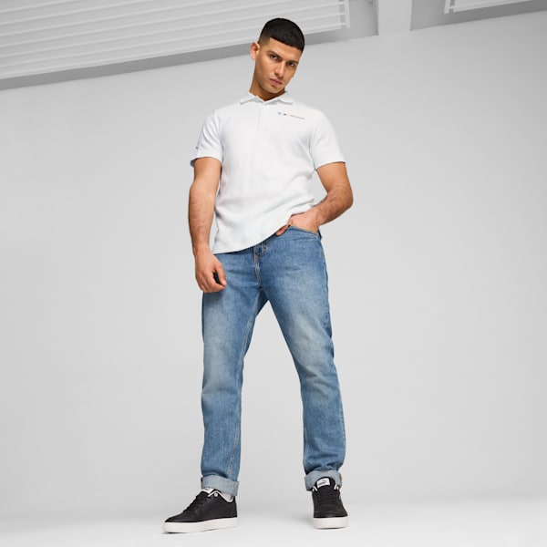 BMW M Motorsport Jacquard Polo Men, PUMA White, large-ZAF
