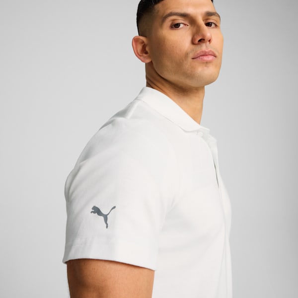 BMW M Motorsport Jacquard Polo Men, PUMA White, large-ZAF
