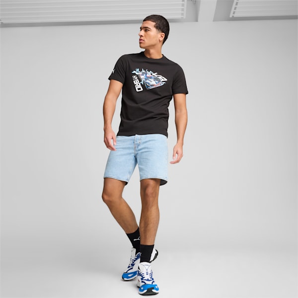 BMW M Motorsport Car Graphic Tee Men, PUMA Black, large-ZAF