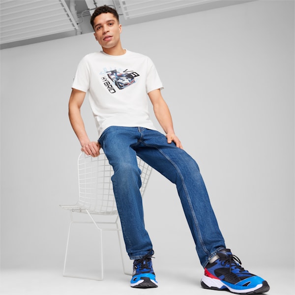 Remera estampada BMW M Motorsport Car I para hombre, PUMA White, large-ARG