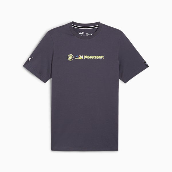 BMW M Motorsport Logo Tee+ Men, Galactic Gray, large-ZAF