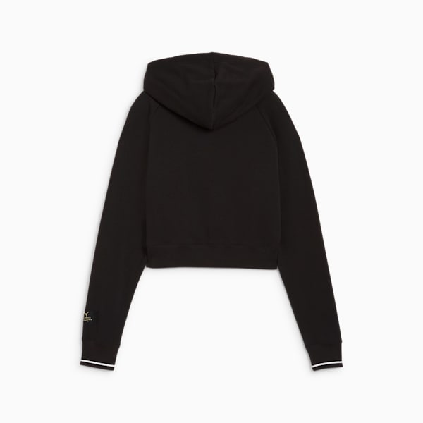 CLASSICS Relaxed Hoodie Women, PUMA Black, large-MEX