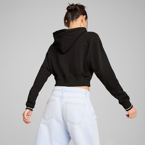 CLASSICS Relaxed Hoodie Women, PUMA Black, large-MEX