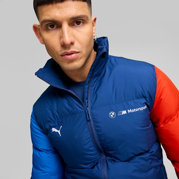 BMW M Motorsport ESS+ Puffer Jacket Men, Pro Blue-M Color, large-MEX