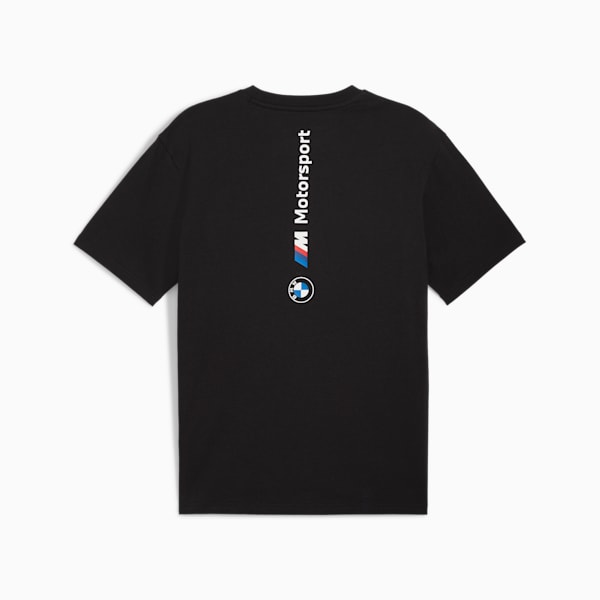 BMW M Motorsport ESS+ Logo Tee Men, PUMA Black, large-ZAF