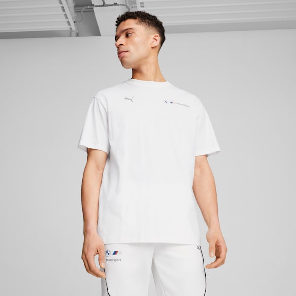 Remera BMW M Motorsport ESS+ Logo para hombre, PUMA White, large-ARG