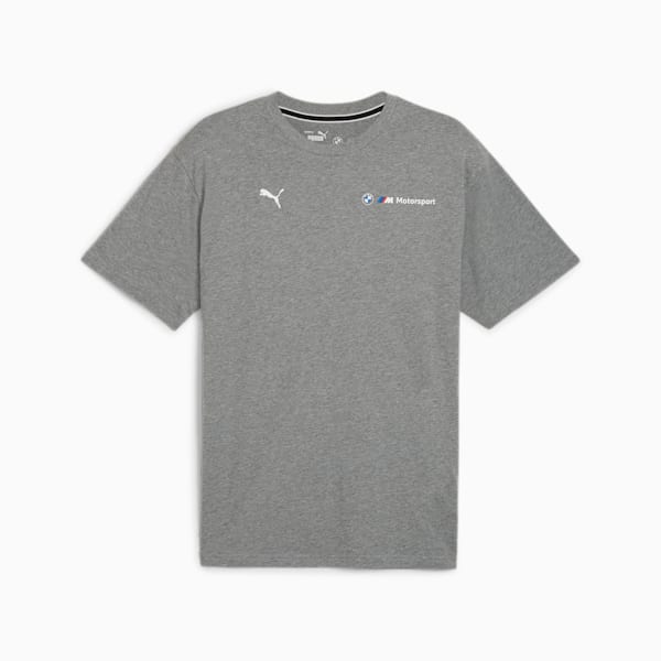 Remera BMW M Motorsport ESS+ Logo para hombre, Medium Gray Heather, large-ARG